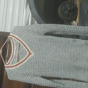 Blue note knitted sweater